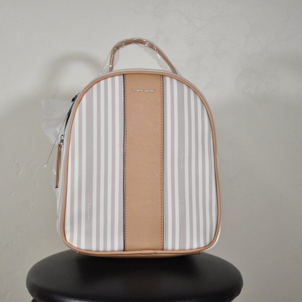 Tahari Mini Beige Backpack
